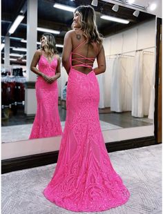 Backless Lace Dress For Prom, Backless Lace Dress For Prom Season, Lace Evening Dress With Sweep Train And Backless Design, Bridesmaid Lace Gown For Prom Season, Lace Backless Evening Dress With Sweep Train, Party Evening Dress With Lace Back And Spaghetti Straps, Party Evening Dress With Spaghetti Straps And Lace Back, Bridesmaid Gown With Lace Back For Prom Season, Backless Lace Evening Dress For Prom