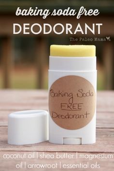 baking soda deodorant with coconut oil and shea butter for menstruct skin