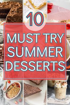 the top 10 must try summer desserts