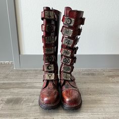 Cutom One Of A Kind Demonia Metallic Set Boots From Film Men’s Size 12 Originally $1,000 | Rare From Movie Set Alkali Resistant Leather Steel Buckles Excellent Condition Httyd Oc, Film Man, Master Board, Demonia Shoes, From Movie, Movie Set, Movie Sets, Httyd, Food Videos