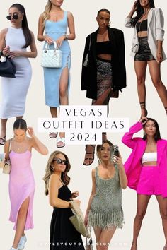 Classy Vegas Outfit Ideas for Women: You’ll love this list of Las Vegas outfits & clubbing outfits for a trip to Sin City. There’s chic party looks for the nightlife, as well as casual outfits for daytime, and pool club inspo too! Whether you are 20 or 40, you’ll love these spring, summer, and fall Vegas fits. (Night out style ideas for Las Vegas 2024) Modest Vegas Outfit, Casual Outfits For Vegas, Las Vegas Outfits Summer, Vegas Outfit Ideas Summer Casual, Black Clubbing Outfits, Classy Vegas Outfit, Outfits For A Trip, Outfits For Vegas, Las Vegas Outfit Ideas