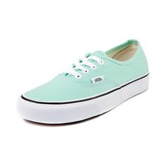 Shop for Vans Authentic Skate Shoe in Beach Glass Mint at Journeys Shoes. Shop today for the hottest brands in mens shoes and womens shoes at Journeys.com.The Authentic from Vans is always in style. Rockin a warm weather beach glass canvas upper with lace closures and rubber waffle tread outsole. Mint Green Vans, Skateboard Style, Cute Vans, Vans Green, Green Vans, Green Girl, Women's Vans