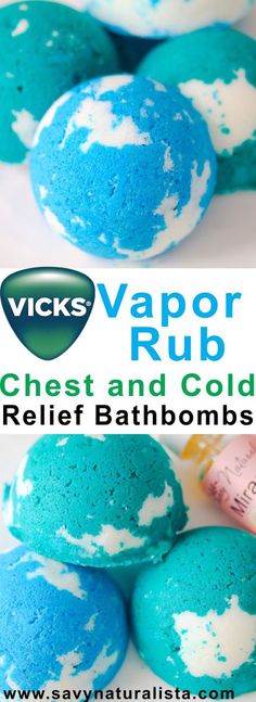 The next time you have a cough or congestion, reach for these little bathbomobs to relieve your aches and pains during the flu season! Vicks Vapor Rub, Bath Boms, Shower Melts, Vicks Vapor, Diy Hanging Shelves, Vapor Rub, Bath Stuff, Bath Bomb Recipes, Homemade Bath