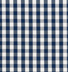 a blue and white checkered fabric