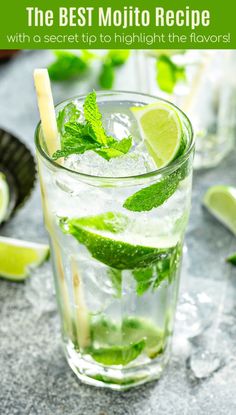 the best mojito recipe with a secret ingredient to lighten up your day