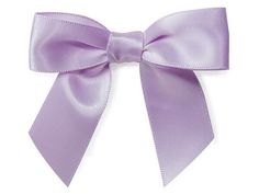 a purple bow on a white background