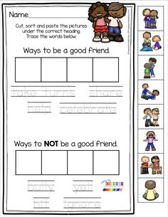 the worksheet for reading and writing with pictures on it, including an image of two