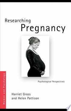 the cover of a book with an image of a pregnant woman in black and white