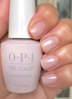 Opi Gel Nails, Nail Shades, Bare Nails, Milky Nails, Finger Nail Art, Easy Nails, Opi Nail Polish, Opi Nails