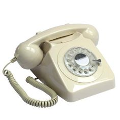 an old - fashioned telephone is shown on a white background