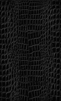 an image of black leather textured with crocous and alligator skin print on it