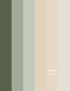 the color scheme for far wood is shown in shades of green, beige and brown