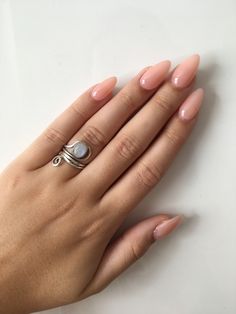 Nude/Pink almond acrylic nails Mauve Nails Almond Shape, Round Nude Acrylic Nails, Pink Nude Nails Almond, Nude Round Acrylic Nails, Rounded Almond Acrylic Nails, Almond Nails Nude Pink, Nude Acrylic Nails Almond, Pink Nude Almond Nails, Nude Almond Acrylic Nails