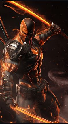 Deathstroke Wallpapers, Slade Teen Titans, Batman Decor, Soldier Graphic, Batman Hush, Samurai Artwork