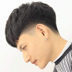 Hairstyle For Boys, Men Short Hair Fade, Haircuts For Guys, Low Haircuts, Two Block Haircut, Asian Man Haircut