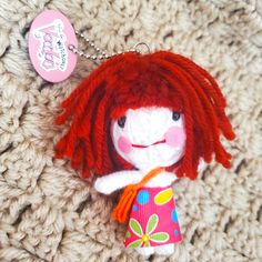 Length: 3 1/2 In This Hippie Chick Voodoo Keychain By Watchover Is Nwt And Never Used! No Stains, Wear, Etc. The Doll Is Made Of White Yarn. She Has Red/Auburn Yarn For Hair, Black Beads For Eyes. There Are Small Pieces Of Pink Felt Glued On For Her Cheeks. She Has A Pink, Tropical Fabric Dress And A Small, Orange Bag Made Of Yarn And Felt. She Has A Cardboard Tag Attached To A Metal Ball Chain On A Ring On The Top Of Her Head. The Cardboard Tag Reads "Hippie Chick I Will Help You Find Your Inne Voodoo Doll Earrings, Voodoo Doll Pin Cushion Pattern, Voodoo Pin Cushion, Watchover Voodoo, Pink Voodoo Doll, Hoodoo Poppet, Felt Glue, Pink Tropical, Pink Felt