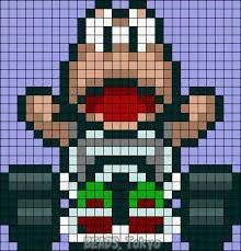 an image of a cartoon character made out of pixels