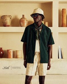 Kith (@kith) • Instagram photos and videos Summer Mens Fashion, Thailand Outfit, Camp Collar Shirt, Summer Scarf, Summer Mens, Fashion 2024, Summer Fits, Men Fits, Mens Fashion Summer