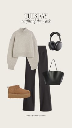 Comfy Chic Outfits Autumn, A Week Of Outfits For School, Saturday Work Outfit, Prep School Outfits, School Pick Up Outfit, 2024 Prep, Cold Outfits For School, Casual Saturday Outfit, Cozy School Outfits