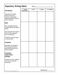 a rubrifying worksheet to help students learn writing