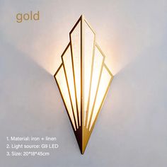 48209634558256|48209634591024 Triangle Led, Applique Art Deco, Gold Color Combination, Living Tv, Art Deco Wall, Steampunk Lamp, Wall Lamps Bedroom, Nordic Modern, European Design