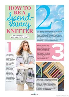 an article in the knitting book shows how to be a splendid shawl knitter