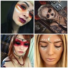 Voodoo Priestess Makeup Ideas. I absolutely LOVE all of these designs. | Halloween makeup pretty ... Voodoo Queen Makeup, Voodoo Priestess Makeup, Priestess Makeup, Voodoo Queen Costume, Voodoo Priestess Costume, Voodoo Makeup, Priestess Costume, Voodoo Costume, Mod Makeup