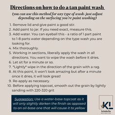 Tell me about using a tan paint wash – Kristin Lia Restoration