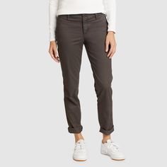 Women's Stretch Legend Wash Pants - Boyfriend | Eddie Bauer Eddie Bauer Women Pants, Relaxed Fit Mid-rise Pants Without Pockets, Relaxed Fit Bottoms Without Pockets For Fall, Versatile Comfort Stretch Pants With Hip Pockets, Fitted Cotton Pants With 5-inch Inseam, Comfort Stretch Straight Pants For Fall, Versatile Mid-rise Everyday Pants, Versatile Mid-rise Pants For Everyday, Versatile Fall Pants With Comfort Waistband