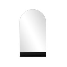 an arch shaped mirror is shown against a white background