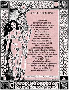 the poem for spell for love