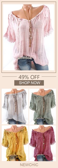 【Up to 68% Off】Newest style.Multiple choice for you.Casual Daily Loose Women Tops.Printed clothes.Pure color clothes.Kinds of types for you.Come and buy now! #springshirts #fashionstyle #womenoutfits Clothes For Women Summer, Women Summer Tops, Short Boho, Crochet Lace Shorts, Color Clothes, Crochet Summer Dresses, Trendy Dresses Summer, Crochet Short, Crochet Clothes For Women