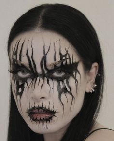 Unconventional Makeup, Goth Eye Makeup, Drag Make-up, Punk Makeup, Face Art Makeup, Old Makeup, Drag Makeup