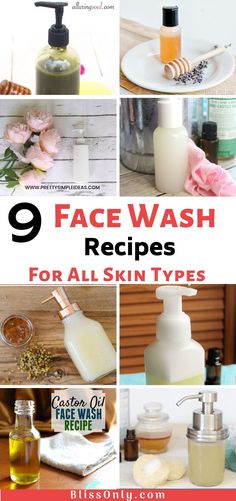 Homemade Face Cleanser, Diy Face Cleanser, Oil Face Wash, Diy Cleanser