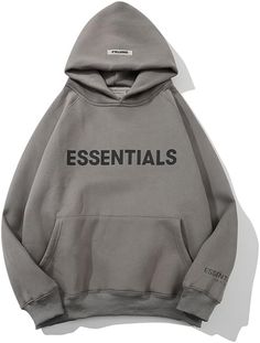 Essentials Hoodie – Luxandluxy Essentials Hoodie, Cotton Pullover, Comfortable Outfits, Graphic Hoodies, Zip Hoodie, Hoodie Fashion, Unisex Sweatshirt, Clothing Items, Pullover Hoodie