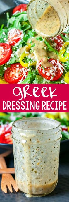 this greek dressing recipe is so easy to make