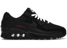 Buy and sell StockX Verified Nike shoes on StockX including the Nike Air Max 90 Black Sport Red Men's and thousands of other sneakers with price data and release dates. Guys Shoes, Nike Air Max 90 Black, Air Max 90 Black, Converse New, Sport Shoes Women, Red Nike, Shoe Art