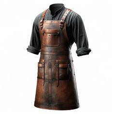 Legacy Edition Blacksmith Apron Blacksmith Clothing, Blacksmith Outfit, Leather Workshop Ideas, Leather Products Ideas, Blacksmith Apron, Crafting Apron, Leather Craft Ideas, Modern Apron, Blacksmith Workshop