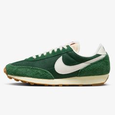 Nike Women's DayBreak Vintage Shoes 'Stadium Green' (DX0751-301) Expeditedship | eBay Nike Daybreak Outfit Women, Daybreak Nike, Neat Outfits, Vintage Running Shoes, Vintage Nike Shoes, Nike Jordans Women, Olive Sneakers, Minimal Wardrobe, Nike Retro