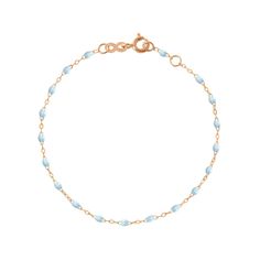 Gigi Clozeau - Classic Gigi Baby Blue bracelet, Rose Gold, 6.7 Baby Blue Jewelry, Colorful Inspiration, Lake Gifts, Bracelet Rose Gold, Fresh Perspective, Orange Baby, Classic Bracelets, Silver Lake, Pink Turquoise