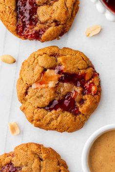 Fill a chewy peanut butter cookie with your favorite jam to make the most amazing peanut butter and jelly cookies. Their nostalgic flavor is extra comforting and the recipe is so easy to make!