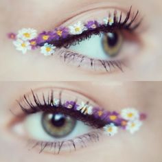 Eyeliner a fiori: il trend make-up più glam della primavera estate! Extreme Make-up, Eyeliner Tips, Smink Inspiration, Beauty Make-up, Makeup Tricks, Festival Makeup, Makeup Goals, Eye Make, Eye Art