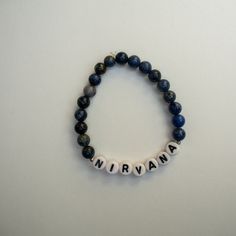 Handmade bracelet. Please note size:  5 - 5.5 inches small (kids)  6.5 standard  7.5-8.5 large/ men's sizes