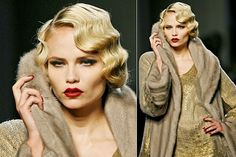 1920 Hairstyles, Vintage Short Hair, Finger Wave, 1920s Hair, Hollywood Hair, Pin Curls, Super Hair