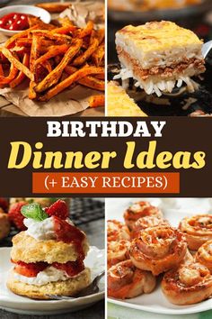 birthday dinner ideas that are easy to make