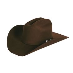 The Bullhide 4X Premium Wool Felt Kingsman Cowboy Hat is a fashionable basic from Bullhide that comes in Black, Chocolate, or Navy. This hat is constructed from 4X Wool Felt with a cattleman's crease on the crown to enhance your look. The decorative hatband features a silver buckle, tip, and keeper. The low-profile brim is 4" wide, and the crown is 4 3/8" high, perfect for the show ring or casual wear. Since we no longer custom crease, all hats come hand creased in a standard cattleman's crease Luxury Brown Fur Felt Cowboy Hat, Black Chocolate, Cowgirl Hat, Western Hats, Store Hours, Cowgirl Hats, Felt Hat, Hat Band, Cowboy Hat