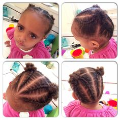 Girl Hairstyles Black, Black Toddler Hairstyles, Black Baby Hairstyles, Hair Styles For Kids, Styles For Kids, Hair African, Kid Hair, Toddler Hairstyles