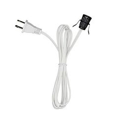 a white cord with two plugs attached to it