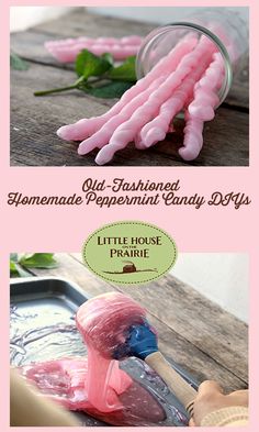 homemade peppermint gumy dispensers for kids to use as soaps