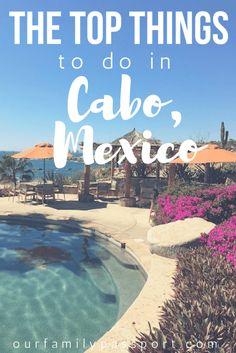 the top things to do in cabo mexico